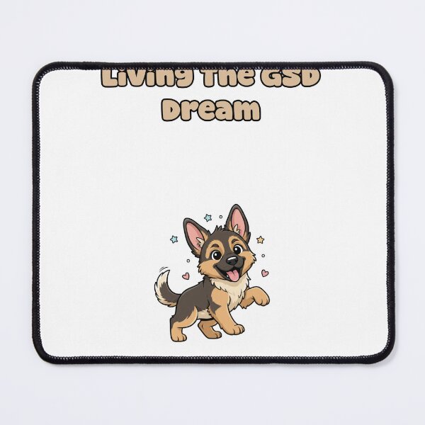 Item preview, Living The GSD Dream German Shepherd Lifestyle designed and sold by NatureUnleashed.