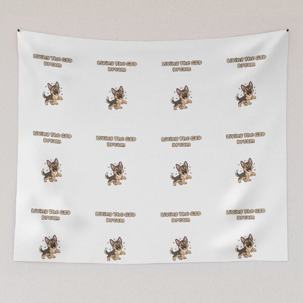 Item preview, Living The GSD Dream German Shepherd Lifestyle designed and sold by NatureUnleashed.