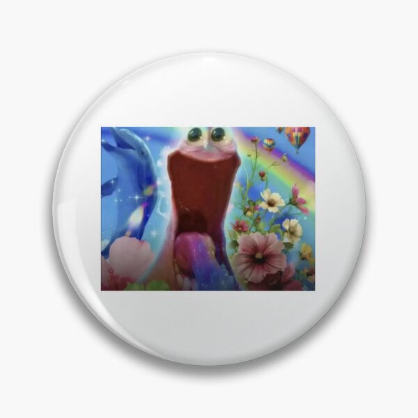 Item preview, ugly happy monster smiling meme designed and sold by cloudzer0000.