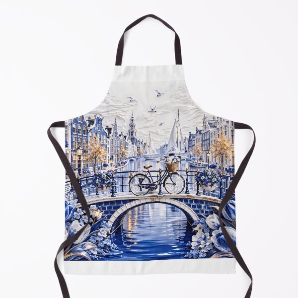Item preview, Golden Blue Amsterdam Canal designed and sold by House of Blue.