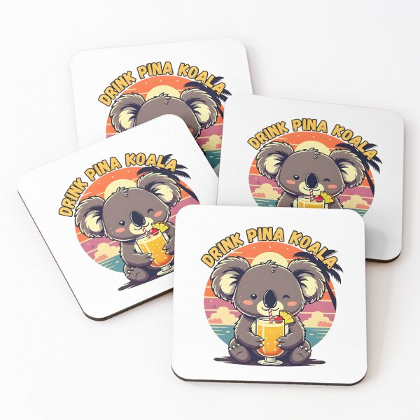 Item preview, Drink Pina Koala Cute Tropical designed and sold by TshirtsOnline-.