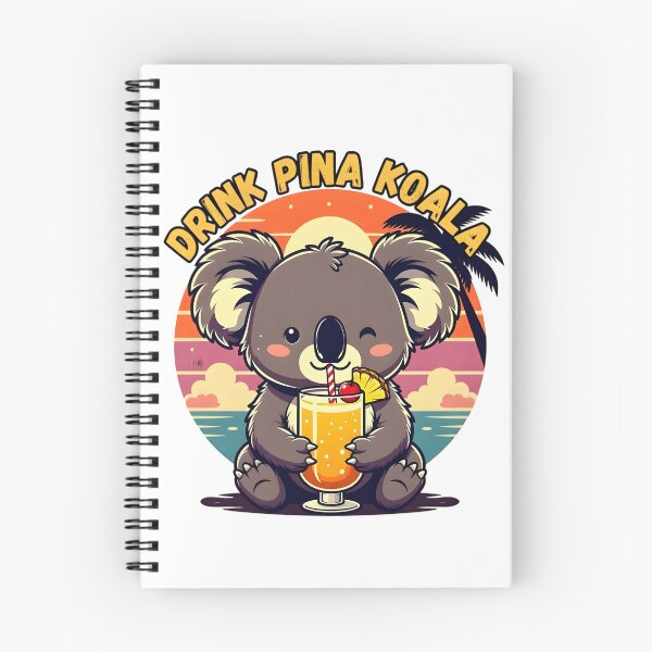 Item preview, Drink Pina Koala Cute Tropical designed and sold by TshirtsOnline-.
