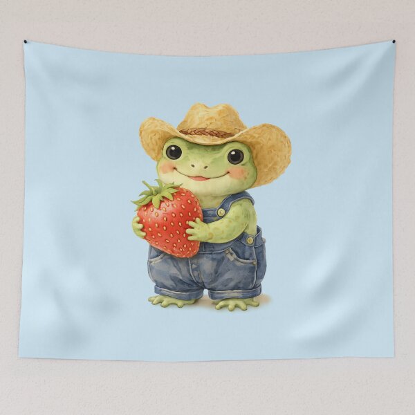 Item preview, The Cheerful Strawberry Gatherer designed and sold by iamdesigns14.