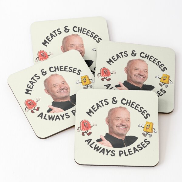 Item preview, Meats & Cheeses Always Pleases, Funny Bob Mortimer Quote designed and sold by Vonravenn.