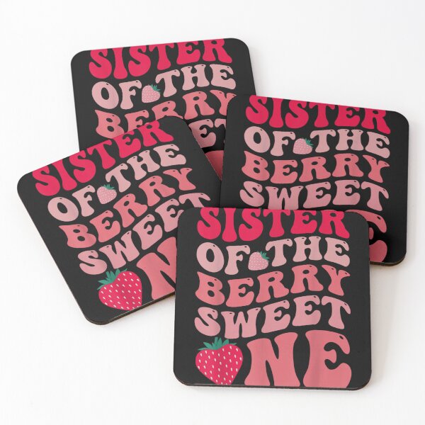 Item preview, Sister Of The Berry Sweet One Retro Strawberry Birthday Girl Design designed and sold by EricCotanori.
