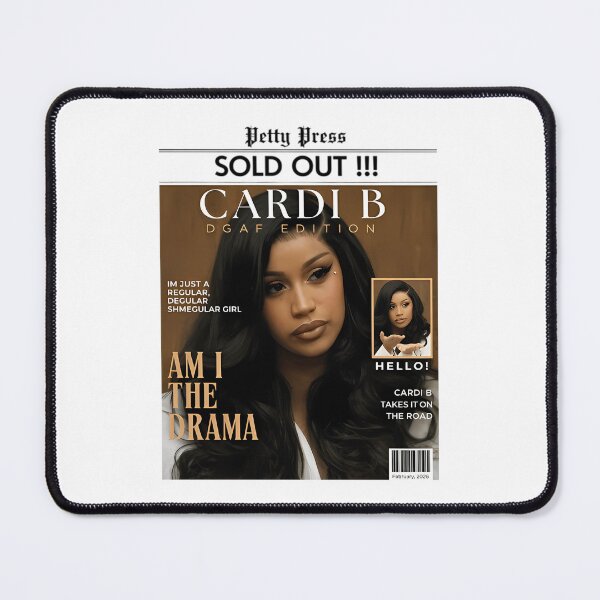 Item preview, Cardi B Magazine Cover Graphic Hip Hop designed and sold by BubblegumCircut.