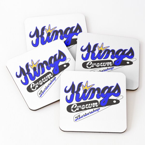 Item preview, Kings crown barbershop logo order designed and sold by SpeakthunderArt.