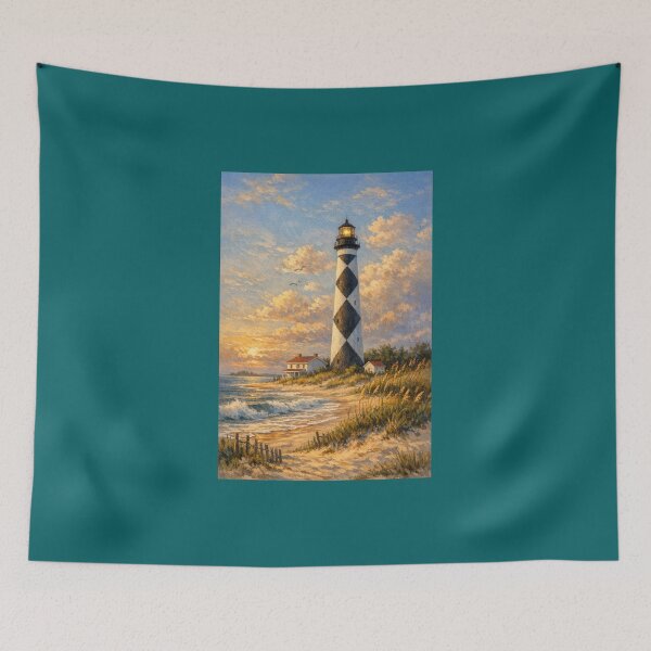 Item preview, Cape Lookout Lighthouse North Carolina designed and sold by Halifaxartguy.