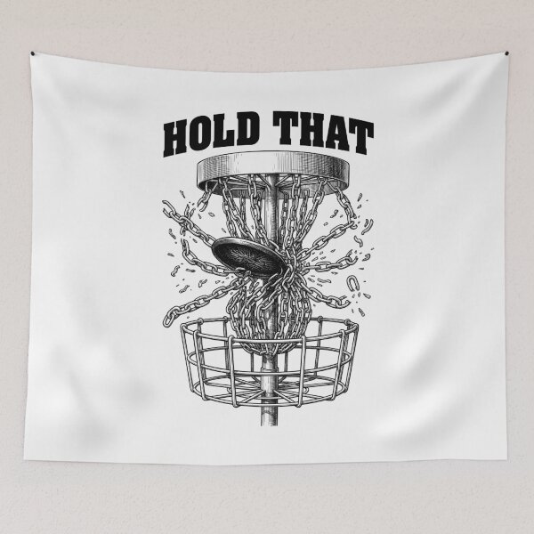Item preview, Disc Golf Player Funny Basket Chains Hit Hold That designed and sold by GrandeDuc.