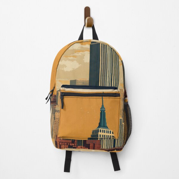 Item preview, New York Art Deco Poster Vintage NYC Skyline Retro Travel Design designed and sold by BestVarieties.