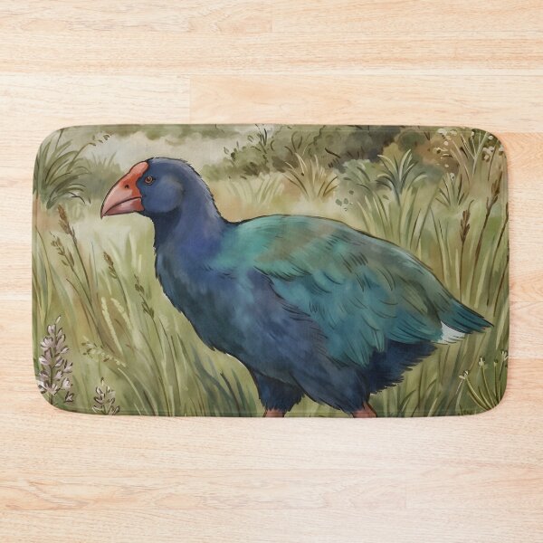Item preview, Takahe - New Zealand Flightless Bird Alpine Wildlife designed and sold by RubisLeaf.