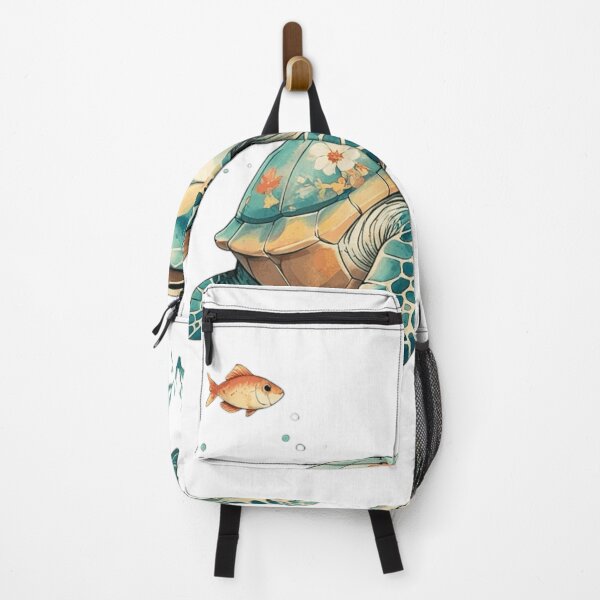 Item preview, Turtle Ocean Swimming Tropical Hello Summer Watercolor designed and sold by AQUILAKREO.