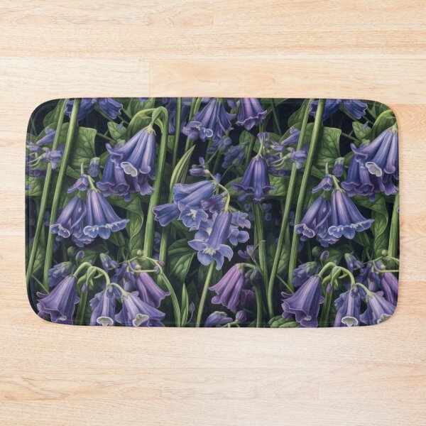 Item preview, Bluebell Floral Botanical Seamless Pattern designed and sold by pinkal.