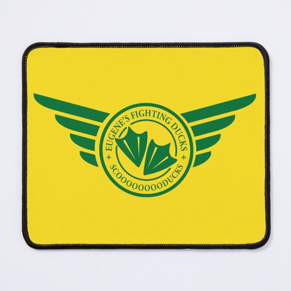 Item preview, Eugene's Fighting Ducks Retro Badge - Green Design designed and sold by G2Creative.