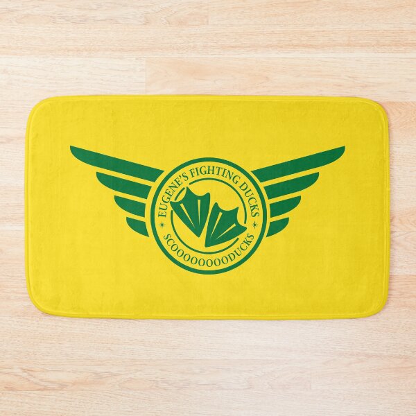 Item preview, Eugene's Fighting Ducks Retro Badge - Green Design designed and sold by G2Creative.