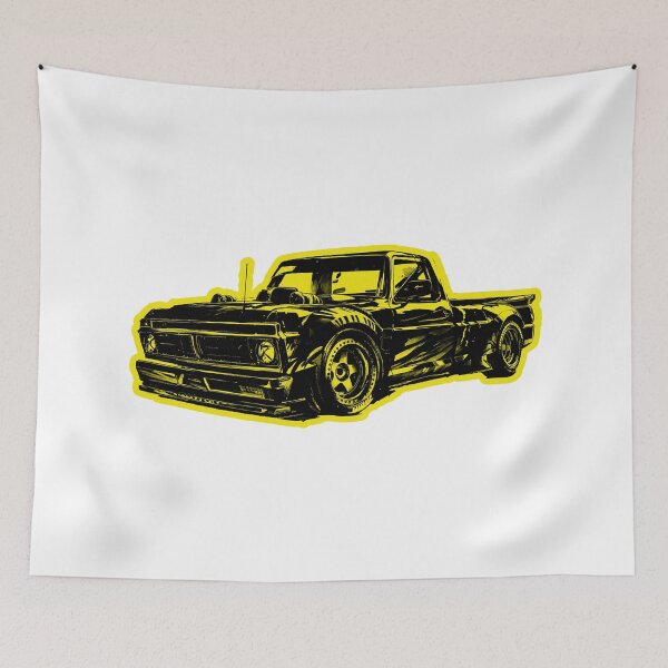 Item preview, Tuned Pickup Truck Street Racing Design designed and sold by JaaGo PopLab.