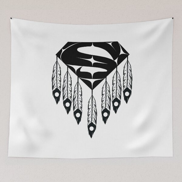 Item preview, Tribal S design with feathers designed and sold by SpeakthunderArt.