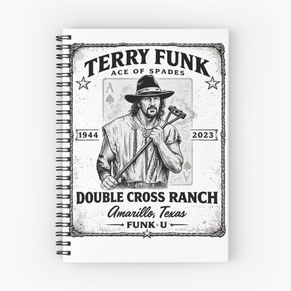 Item preview, Vintage Terry Funk Ace of Spades | Double Cross Ranch Amarillo Texas 1944-2023 Wrestling Legend designed and sold by The Irish Whip.