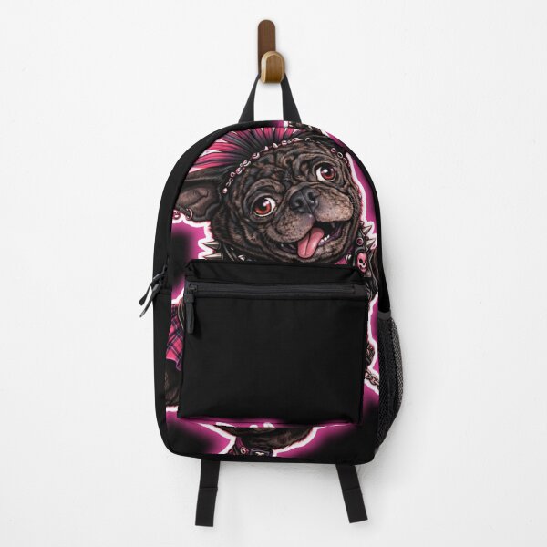 Item preview, Punk Pug Girl – Cute Goth Dog Aesthetic, Pink Grunge Puppy, Alt Fashion Cartoon Dog designed and sold by ☆ CR4ZIIB4BII ☆.