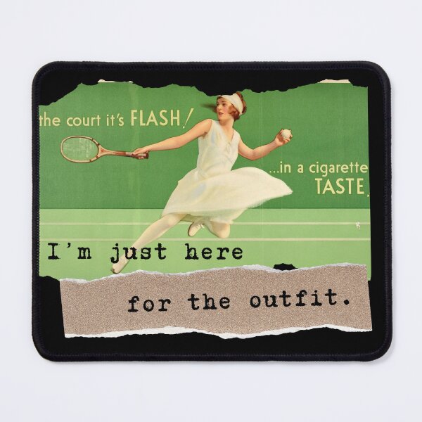 Item preview, Vintage Tennis Woman Collage Retro Sports Aesthetic designed and sold by area248.