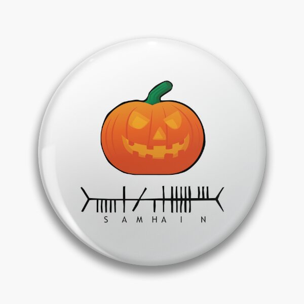 Item preview, Samhain / Halloween pumpkin - Ogham script designed and sold by TotalKejas.