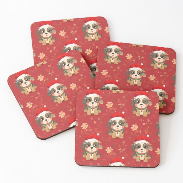 Item preview, Cute puppy Christmas Pattern  designed and sold by JosueShop101.