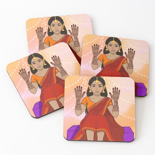Item preview, Haldi Mehendi Sangeet Indian Bangladeshi Pakistani Bride designed and sold by ArtByAnika.