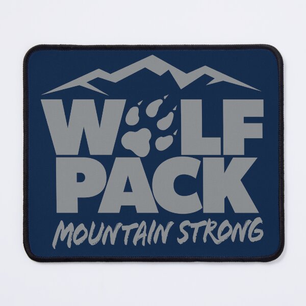Item preview, Wolf Pack Mountain Strong - UNR Inspired Design-Silver designed and sold by G2Creative.