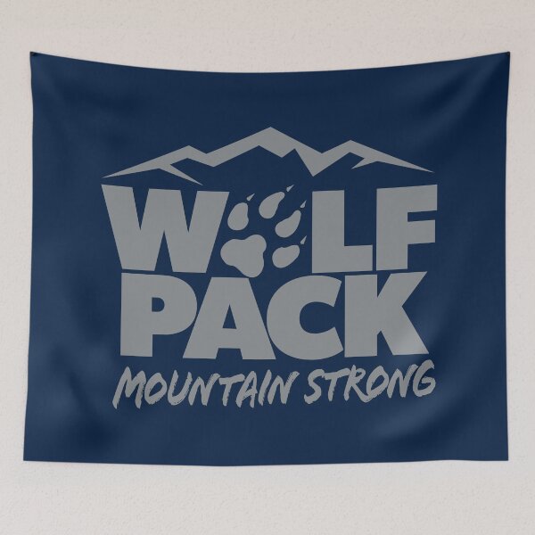 Item preview, Wolf Pack Mountain Strong - UNR Inspired Design-Silver designed and sold by G2Creative.