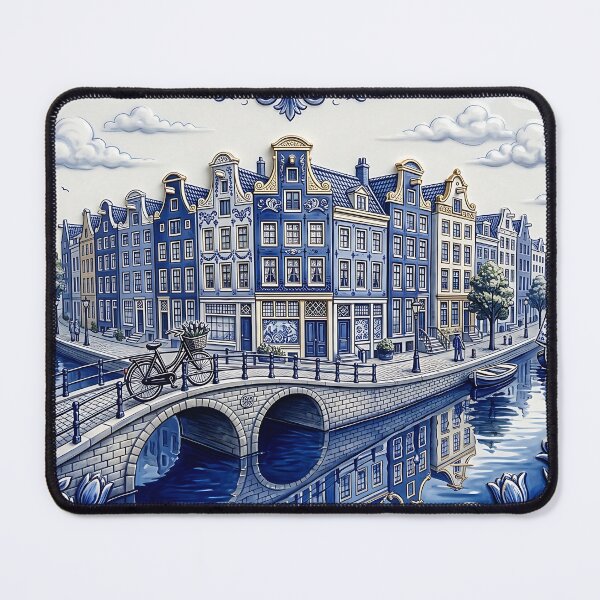 Item preview, Amsterdam Delft Canal Reflections designed and sold by House of Blue.