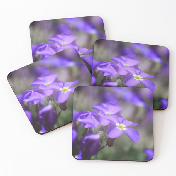 Item preview, Soft Purple Flower Macro Dreamy Floral Aesthetic Blurred Background Nature Close Up designed and sold by onubi.