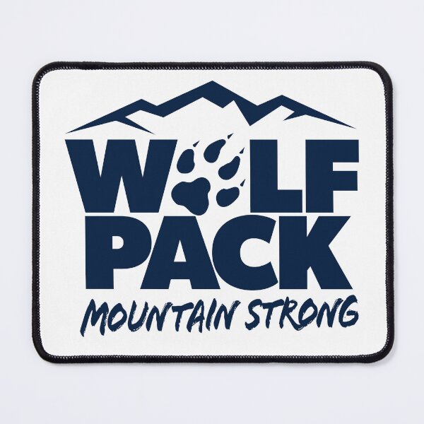 Item preview, Wolf Pack Mountain Strong - UNR Inspired Design-Blue designed and sold by G2Creative.