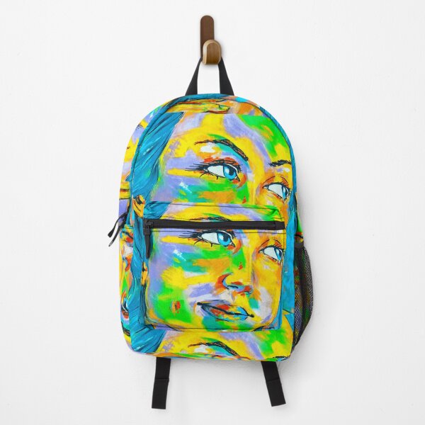Item preview, Serenity – Colorful Feminine Portrait with Side Gaze designed and sold by RennerRangel.