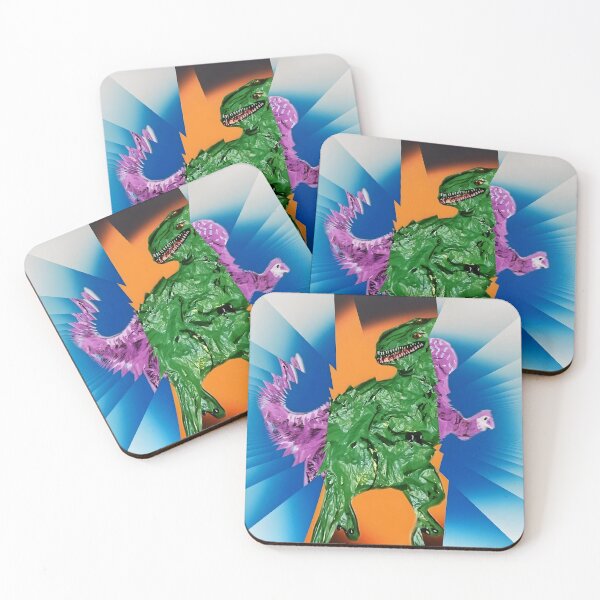 Item preview, Glitch Dinosaur Abstract | Retro Future Rex | Acid Neon Monster Art designed and sold by SergioMiklos.