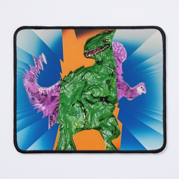 Item preview, Glitch Dinosaur Abstract | Retro Future Rex | Acid Neon Monster Art designed and sold by SergioMiklos.