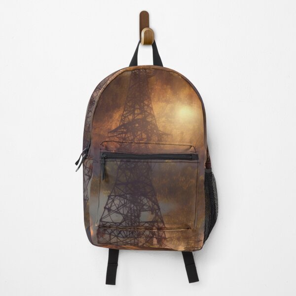 Item preview, Golden Hour Industrial Power Pylons Atmospheric Landscape designed and sold by pinkal.