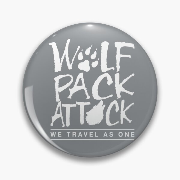 Item preview, Wolf Pack Attack: We Travel As One - Siver Design designed and sold by G2Creative.