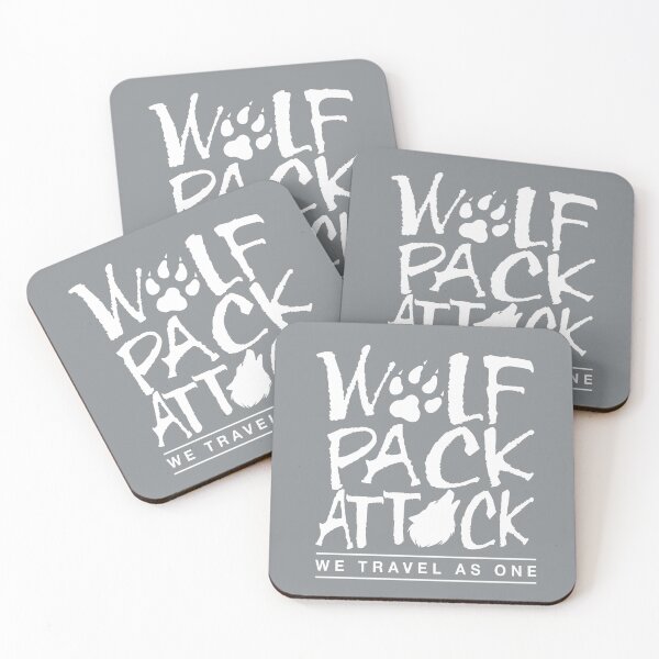 Item preview, Wolf Pack Attack: We Travel As One - Siver Design designed and sold by G2Creative.