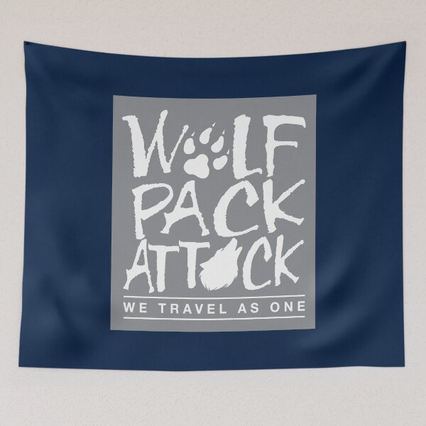 Item preview, Wolf Pack Attack: We Travel As One - Siver Design designed and sold by G2Creative.