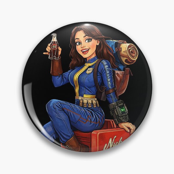 Item preview, Vault Dweller Girl with Nuka-Cola designed and sold by Imprearte.