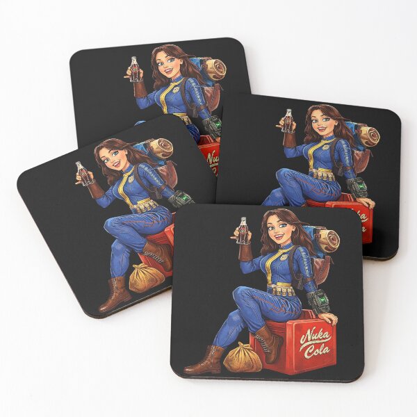 Item preview, Vault Dweller Girl with Nuka-Cola designed and sold by Imprearte.