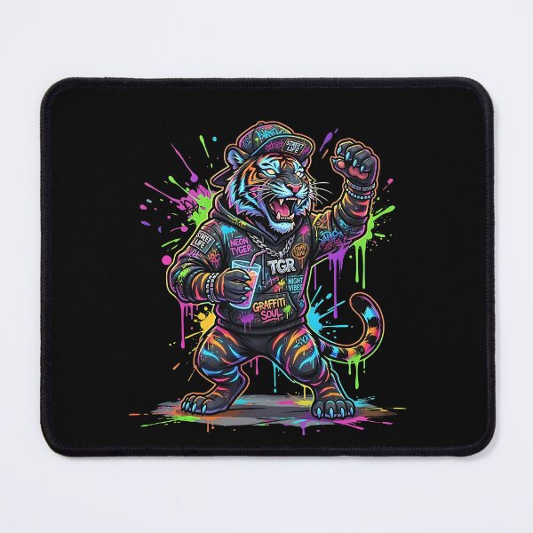 Item preview, Neon Tiger Street Party – Urban Festival Energy 4 designed and sold by RH Design Lab.