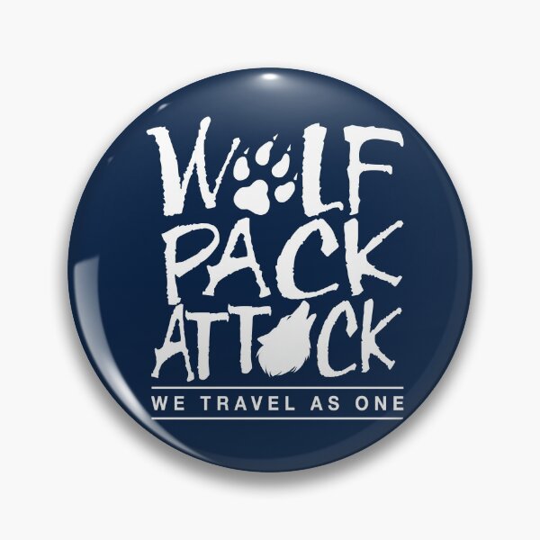Item preview, Wolf Pack Attack: We Travel As One - Nevada Blue Design designed and sold by G2Creative.