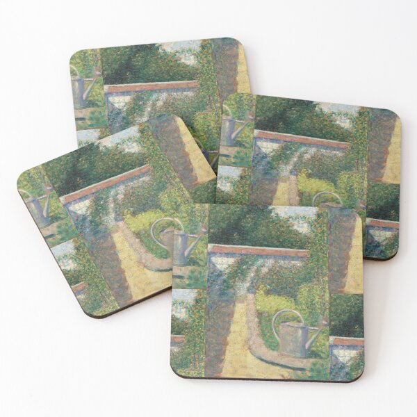 Item preview, The Watering Can Garden at Le Raincy by Georges Seurat: Garden Art Poster designed and sold by artofuniverse.