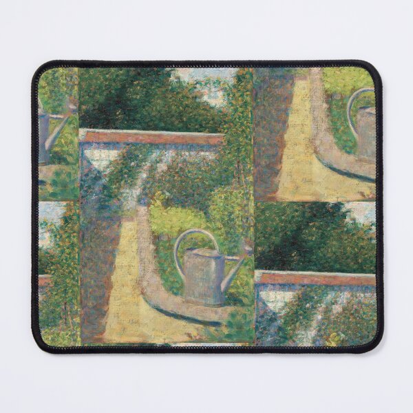 Item preview, The Watering Can Garden at Le Raincy by Georges Seurat: Garden Art Poster designed and sold by artofuniverse.