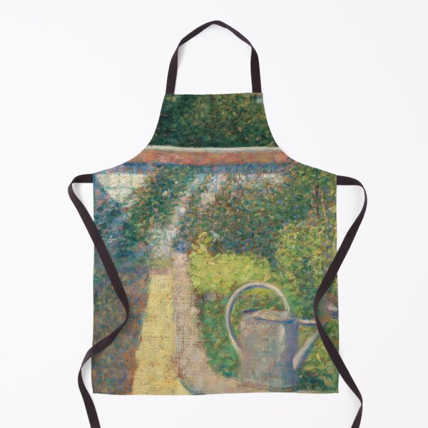 Item preview, The Watering Can Garden at Le Raincy by Georges Seurat: Garden Art Poster designed and sold by artofuniverse.