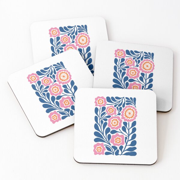 Item preview, Floral - Bouquet rose-bleu designed and sold by ArtPlus+.
