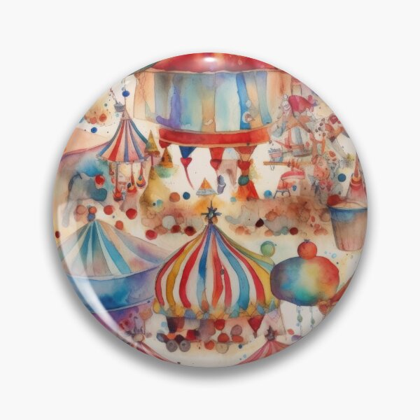 Item preview, Whimsical Watercolor Carnival Circus Tents and Animals Seamless Pattern designed and sold by pinkal.