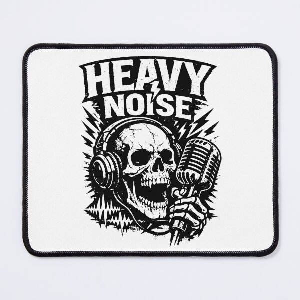 Item preview, Heavy Noise Skull Headphones Mic designed and sold by SnappyPNG.