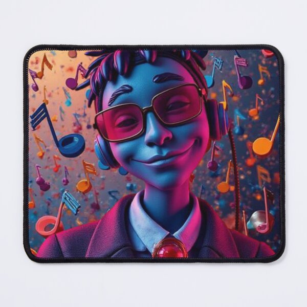 Item preview, Chill Music Vibes Character – Neon Headphones Aesthetic - Headphones on. World off. Just vibes. designed and sold by Sixième Studio.